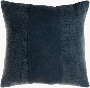 Livabliss Washed Stripe Cotton Accent Pillow Relaxed Farmhouse Style for Bedroom or Living Room WSS001-1818P