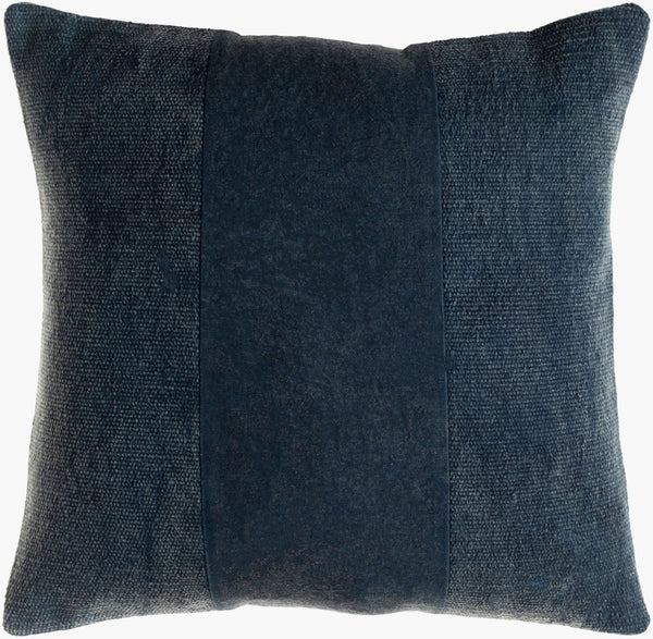 Livabliss Washed Stripe Cotton Accent Pillow Relaxed Farmhouse Style for Bedroom or Living Room WSS001-1818P