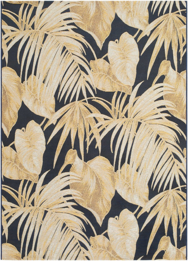Livabliss Warsaw Coastal Flatweave Area Rug Machine Woven Polypropylene Blend for Indoor Outdoor Use Goldenrod, Mid 7'10" x 10' WSW2300-71010