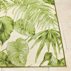 Livabliss Warsaw Coastal Flatweave Area Rug Machine Woven Polypropylene Blend for Any Room Olive Green, C 7'10" x 10' WSW2301-71010