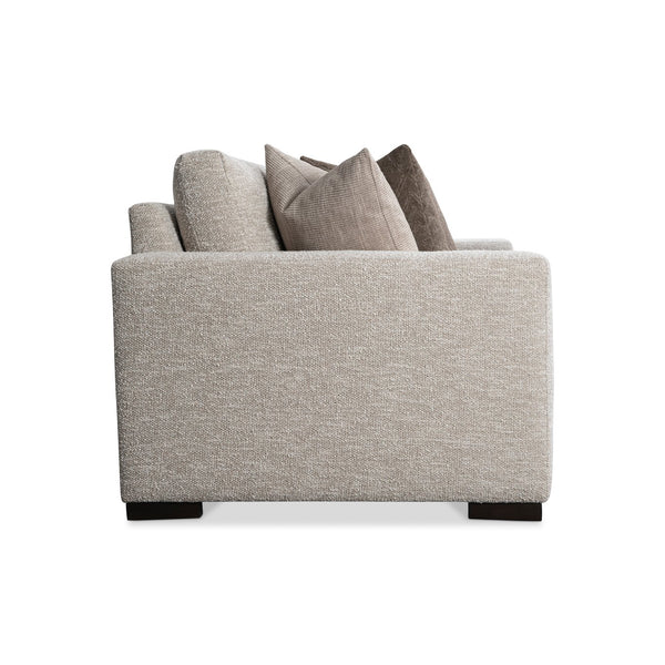 Bernhardt Bernhardt Drew Sofa — Made-To-Order Upholstery, Plush Fiber-Back Cushions & Chunky Wooden Legs P7957C