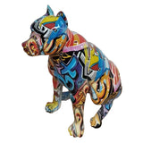 VIG Furniture Modrest Graffiti Dog Modern Multi-Color Sculpture VGTH-235325