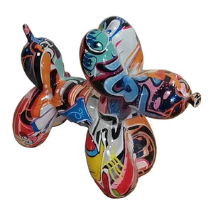 VIG Furniture Modrest Graffiti Balloon Dog Modern Multi-Color Sculpture VGTH-235335