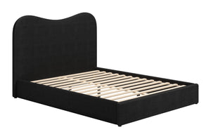 Zuo Modern Sele King Bed - Stylish Modern Design With High-quality Materials For A Chic Contemporary Bedroom Black 100% Polyester,Rubberwood,Mdf,Plywood,100% Polypropylene 110711-zuo-modern
