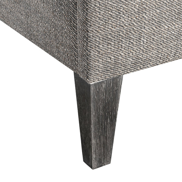 Bernhardt Bernhardt Menton Panel Bed California King — Modern Upholstered Headboard, Butterfly Flange, Exposed Wood Feet, Luxe Support K2049