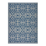 Christopher Knight Home® - Noble House - Jacyntha Indoor Geometric 8 X 11 Area Rug, Navy and Ivory