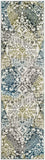 Safavieh Water Color 669 WTC669 Power Loomed  Rug Ivory / Peacock Blue WTC669B-218