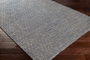 Surya Watford Handwoven Jute & Wool 2' X 3' Area Rug - Durable, Stylish, And Easy To Maintain For Your Home! Black Jute,Wool Wtf2300-23