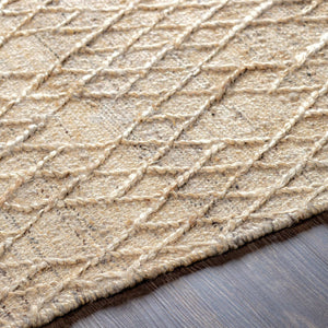 Surya Watford Handwoven Jute & Wool 2' X 3' Area Rug - Durable, Stylish, And Easy To Maintain For Your Home! Charcoal Jute,Wool Wtf2301-23