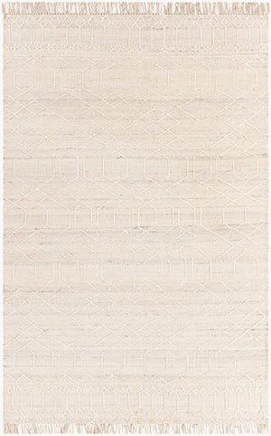 Surya Watford Handwoven Jute & Wool 2' X 3' Area Rug - Durable, Stylish, And Easy To Maintain For Your Home! Light Beige Jute,Wool Wtf2303-23