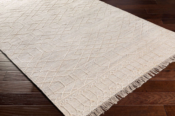 Surya Watford Handwoven Jute & Wool 2' X 3' Area Rug - Durable, Stylish, And Easy To Maintain For Your Home! Light Beige Jute,Wool Wtf2303-23