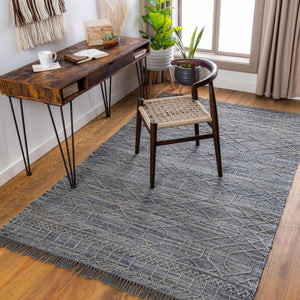 Surya Watford Handwoven Jute & Wool 2' X 3' Area Rug - Durable, Stylish, And Easy To Maintain For Your Home! Black Jute,Wool Wtf2304-23