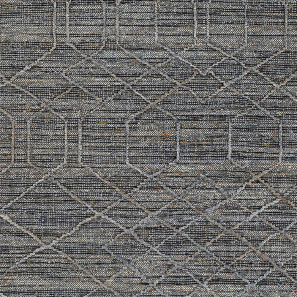 Surya Watford Handwoven Jute & Wool 2' X 3' Area Rug - Durable, Stylish, And Easy To Maintain For Your Home! Black Jute,Wool Wtf2304-23