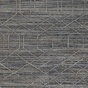 Surya Watford Handwoven Jute & Wool 2' X 3' Area Rug - Durable, Stylish, And Easy To Maintain For Your Home! Black Jute,Wool Wtf2304-23