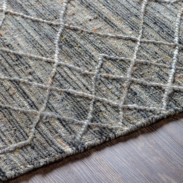 Surya Watford Handwoven Jute & Wool 2' X 3' Area Rug - Durable, Stylish, And Easy To Maintain For Your Home! Black Jute,Wool Wtf2304-23