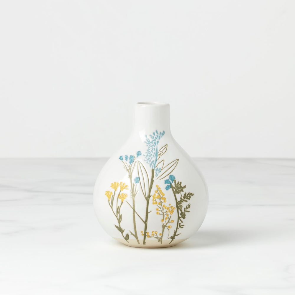 Lenox Wildflowers Small Vase White, WHITE STONEWARE 896647