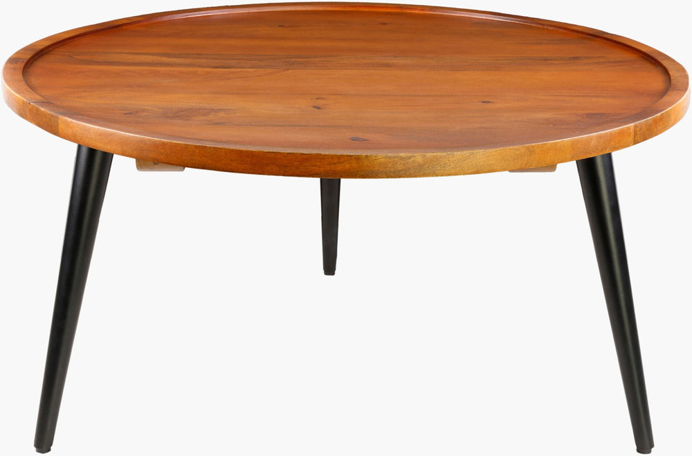 Livabliss Saraswati Square Coffee Table Handcrafted Metal Wood Low Profile Modern Living Room WTI-002