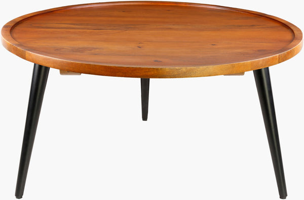 Livabliss Saraswati Square Coffee Table Handcrafted Metal Wood Low Profile Modern Living Room WTI-002