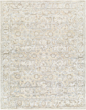 Surya Waterloo 10' X 14' Exquisite Handmade Rug - Luxurious Wool & Viscose Blend For Timeless Elegance Light Gray Wool,Viscose Wtl2301-69