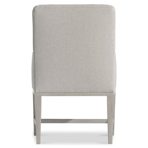 Bernhardt Bernhardt Cornelia Arm Chair — Neo-Traditional Upholstered Accent Chair, Nebbia Wood Base, Plush Comfort 331544