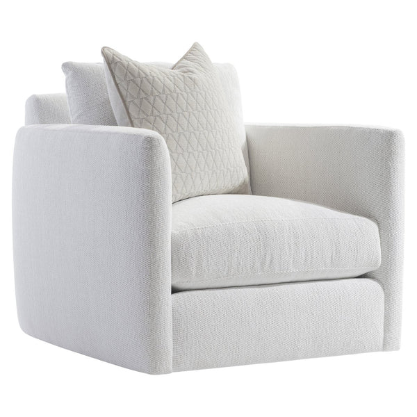 Bernhardt Bernhardt Rory Swivel Chair — Made-To-Order Plush Feather-Down Cushion, 360° Rotation, Tailored Finish P7852SA
