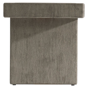 Bernhardt Bernhardt Carbonized Teak Kona Outdoor Bench With Live-Edge Top, Weathered Finish, 76" Durable Seating X05508