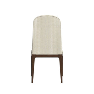 A.R.T. Furniture Verge Upholstered Side Chair – Modern Comfort Meets Classic Elegance with Walnut Finish & Plush Seat 337206-1960