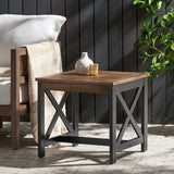 Christopher Knight Home® - Noble House - Crystal Beach Outdoor Farmhouse Acacia Wood End Table