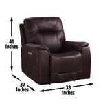 Steve Silver Lexington Power Media Recliner LX850C