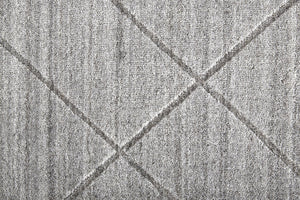 Feizy Rugs Redford Handwoven Geometric Rug Collection - Stylish, Durable, And Artisan Crafted For Modern Homes Ivory,Silver Viscose,Wool Red8848fbgegryc50