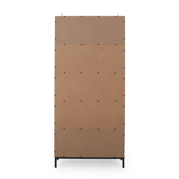 English Elm Christopher Knight Home® - CUBE Contemporary Cube Unit Bookcase in Grey Oak with Faux Wood, Iron Legs, Shelves, Drawer & Cabinets 66446.00