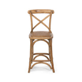 Wooden Cross Back Counter Stool EFS81570 Park Hill