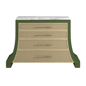 A.R.T. Furniture Eave Accent Chest – Elegant Coastal-Inspired Storage Solution for Modern Farmhouse Interiors Green 436397-1865
