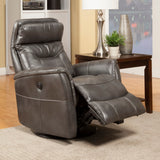 Parker House Parker Living Gemini - Flint Power Swivel Glider Recliner Flint 90% Polyester, 10% PU (W) MGEM#812GSPB-FLI