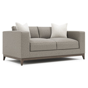 Bernhardt Bernhardt Noel Loveseat — Made-To-Order Plush Fabric, Sculpted Wooden Frame, Oversized Track Arms P7325B