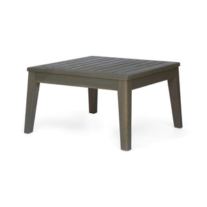 English Elm Christopher Knight Home® - Grenada 5-Seater Outdoor Acacia Wood Sectional Sofa Set With Water-Resistant Cushions, Grey+Dark Grey N773OS00059G