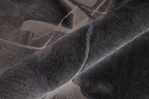 Feizy Rugs Anya Modern Watercolor-inspired Hand-tufted Wool And Viscose Rug For Contemporary Spaces Ivory,Gray,Taupe Wool,Viscose Any8885fgrymltp00