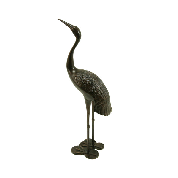 English Elm Christopher Knight Home® - Sunny Outdoor 43 Inch Aluminum Crane Set in Shiny Copper Antique Bronze Finish, Rust-Proof Garden Art Delight 62909.00SHNCOP