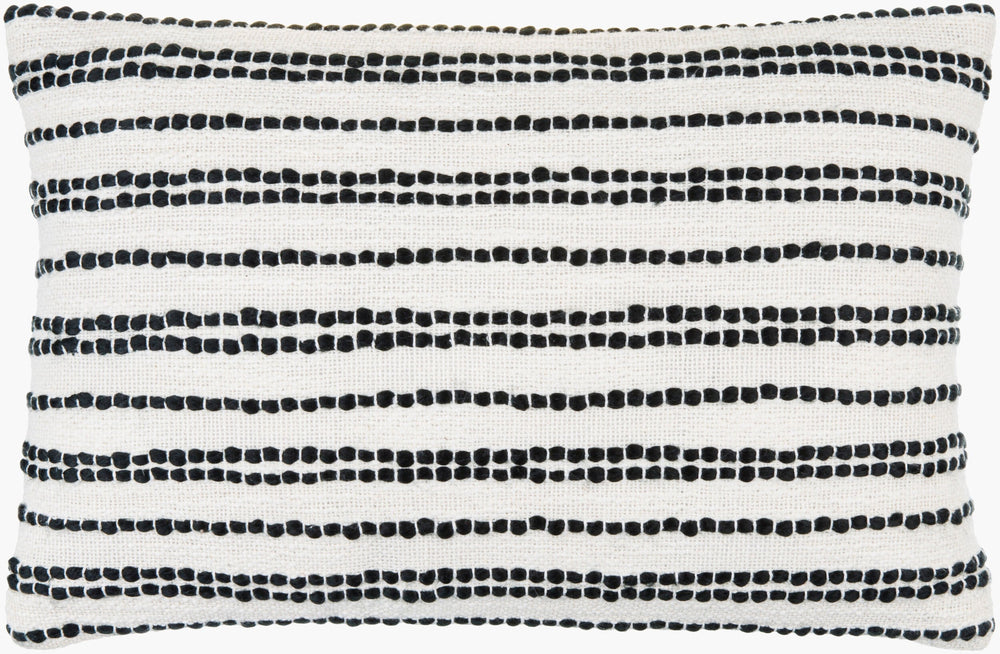 Surya Weaver 13"L X 20"W Cottage-style Lumbar Pillow - Durable, Cozy, Easy Care For Your Home Decor White Cotton,Acrylic,Cotton Wvr001-1320