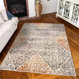Orian Rugs Simply Southern Cottage Belhaven Machine Woven Polypropylene Transitional  Area Rug Multi Jewel-Toned Polypropylene