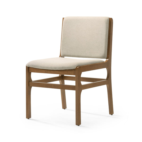 English Elm Christopher Knight Home® - DINING Chair Upholstered Rubberwood Frame Modern Contemporary Design Comfortable Seating Set Wheat 73421.00WHEAT