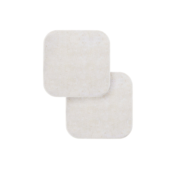 A.R.T. Furniture Portico Bunching Tables - Modern Contemporary Design With Honed Travertine Tops, Versatile Pairing! Brown, White Parawood Solids,Mindi Veneers,Travertine 323316-3335