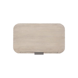 Bernhardt Bernhardt Lucerne Wire-brushed Oak Bedside Chest with Usb Charging and Soft-close Drawers 34" W x 19.75" D x 29" H 393230