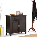 Connaught Entryway Storage Cabinet Dark Chestnut Brown B136P158125 Hearth and Haven