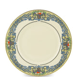 Autumn Porcelain Accent Plate with 24K Gold and Enamel Details, Dishwasher Safe