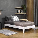 English Elm Steve Silver - Nix - Twin Platform Bed - White