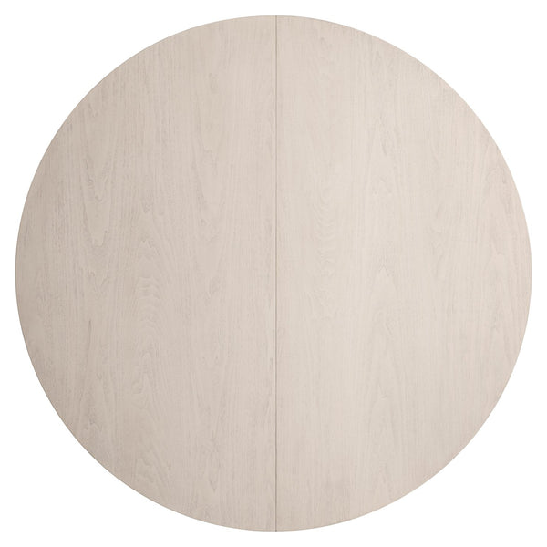 Bernhardt Bernhardt Sereno Round Dining Table With Walnut Lutra Top & Sasso Teardrop Base, 60" Expandable K1944