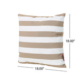 Christopher Knight Home® - Noble House - - Coronado Stripe Square Pillow - Set Of 2