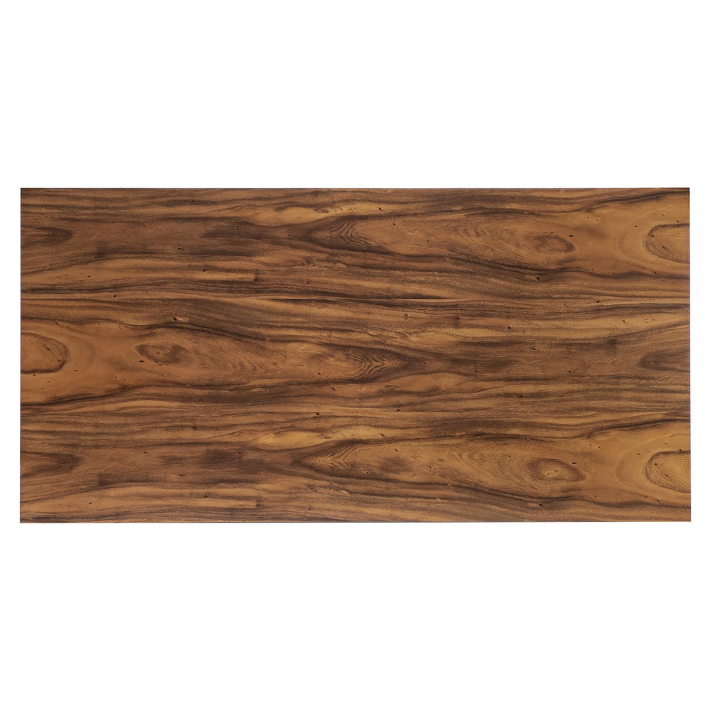 Bernhardt Bernhardt Brasea Suar Wood Dining Table with Sculptural Mahogany Base Lume Finish K2296