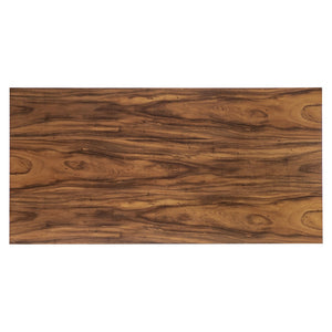 Bernhardt Bernhardt Brasea Suar Wood Dining Table with Sculptural Mahogany Base Lume Finish K2296